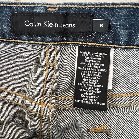 Calvin Klein Women's Flare Jeans Size 6 Boot Cut Wide Leg - Picture 8 of 12